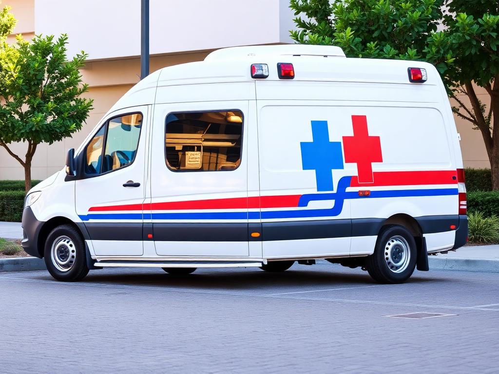 Medical transport van